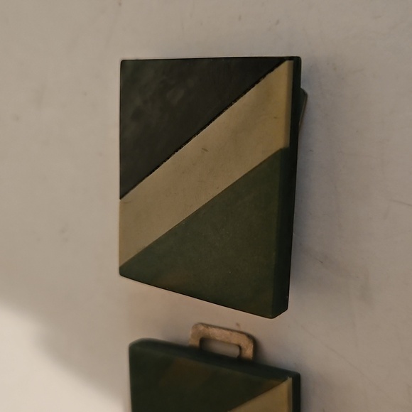 Brown & Blonde Wood Vintage Belt Buckle (I THINK) - Picture 2 of 7